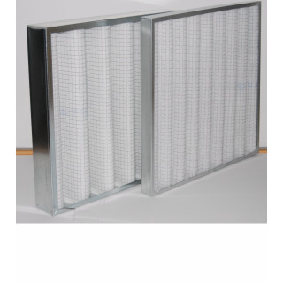 FILTRO DE AIRE  MARCO CHAPA ACERO GALVANIZADO FIBRA DE SINTÉTICA QUEBRADA G4 FMZZ590X290X48G4